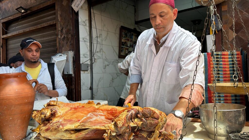 Marrakech - Mouton cuit sous terre